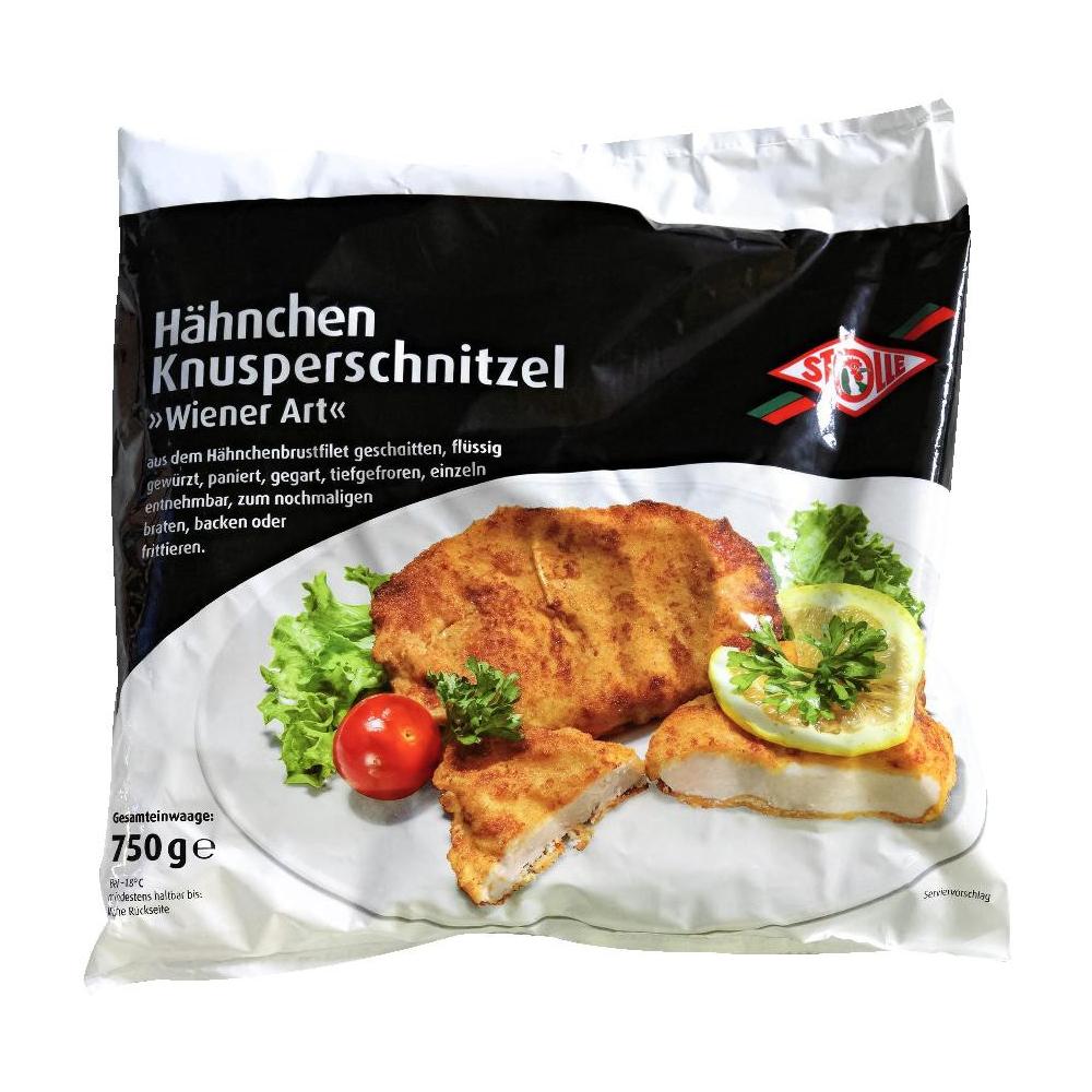Produktabbildung keine Marke Stolle Hähnchen Knusperschnitzel Wiener Art, 750 g