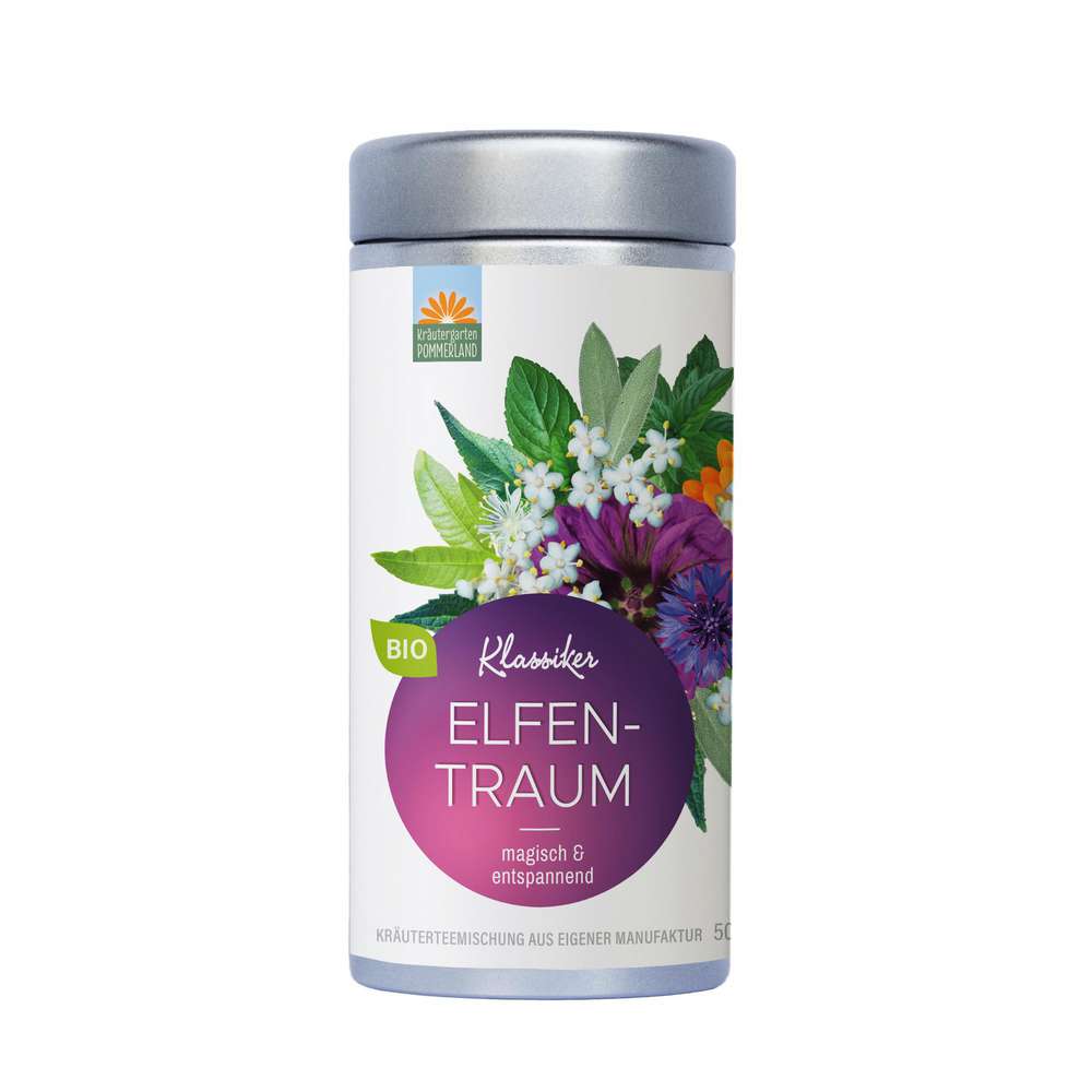 Produktabbildung Kräutergarten Pommerland Bio Kräuterteemischung Elfentraum