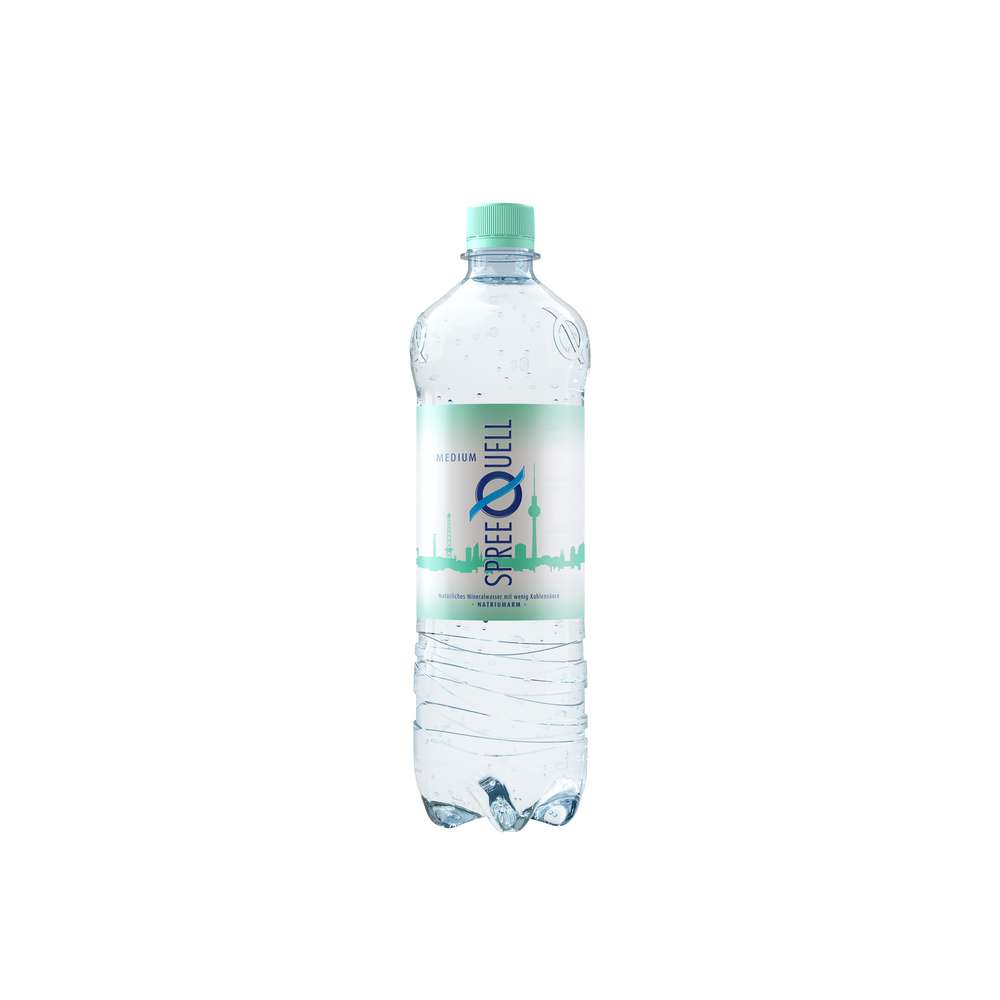 Produktabbildung Spreequell Mineralwasser Medium, Natriumarm