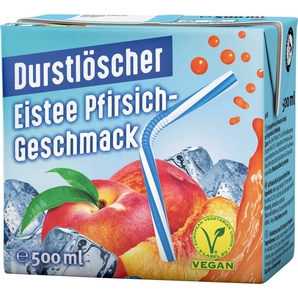 Produktabbildung Durstlöscher Eistee-Pfirsich Geschmack