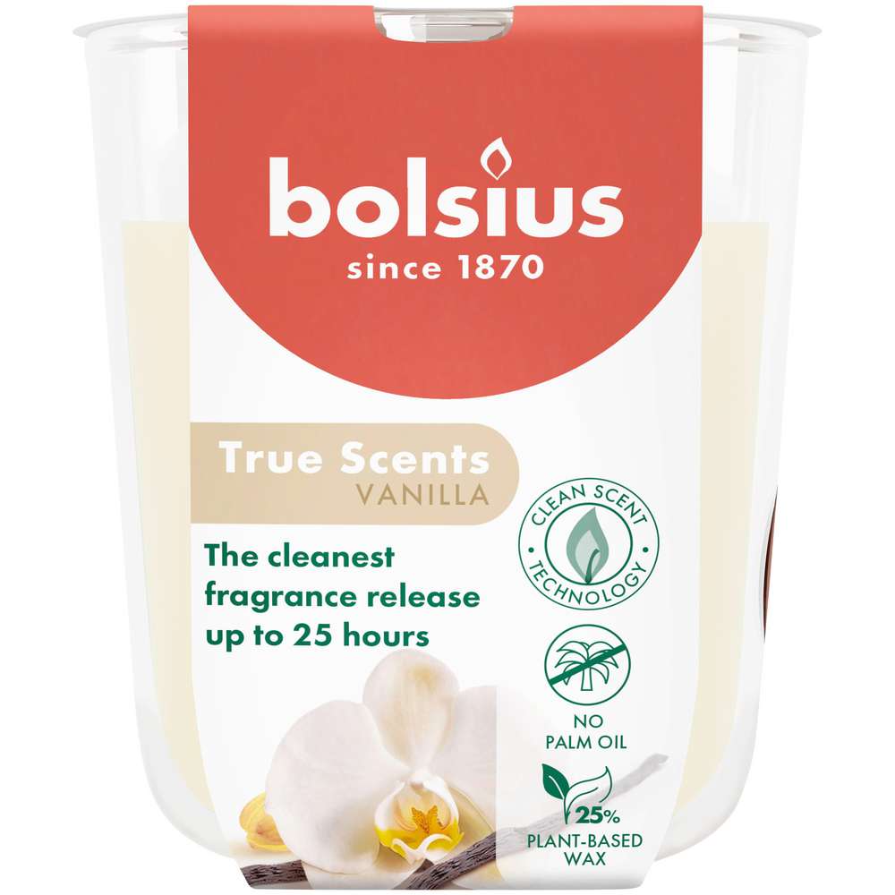 Produktabbildung Bolsius Duftglas True Scents, Vanille