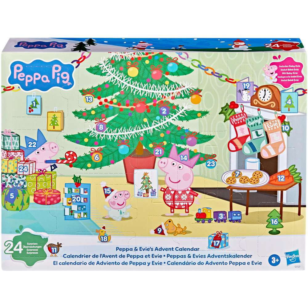 Produktabbildung Hasbro Adventskalender Peppas Big Family