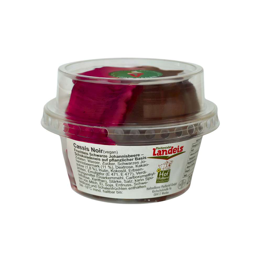 Produktabbildung Pleißentaler Landeis Eis, Cassis Noir