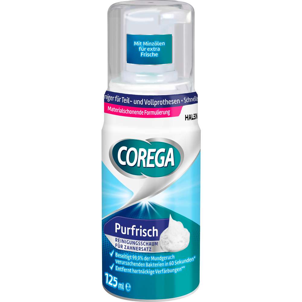 Produktabbildung Corega Reinigungsschaum für Zahnersatz, purfrisch