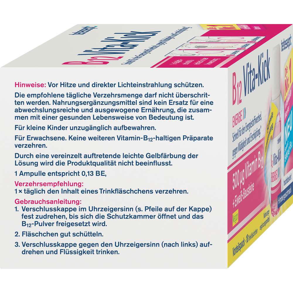 Produktabbildung tetesept Vitamin B12 Vita-Kick