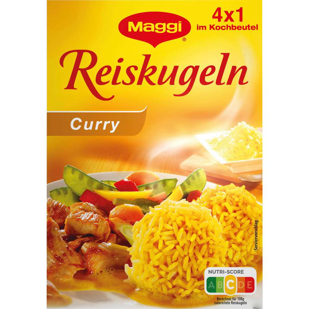 Produktabbildung Maggi Reiskugeln, Curry
