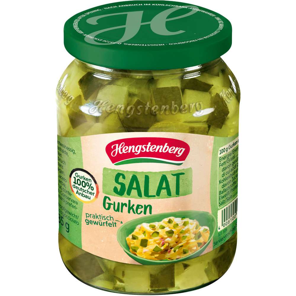 Produktabbildung Hengstenberg Hot Dog Gurken