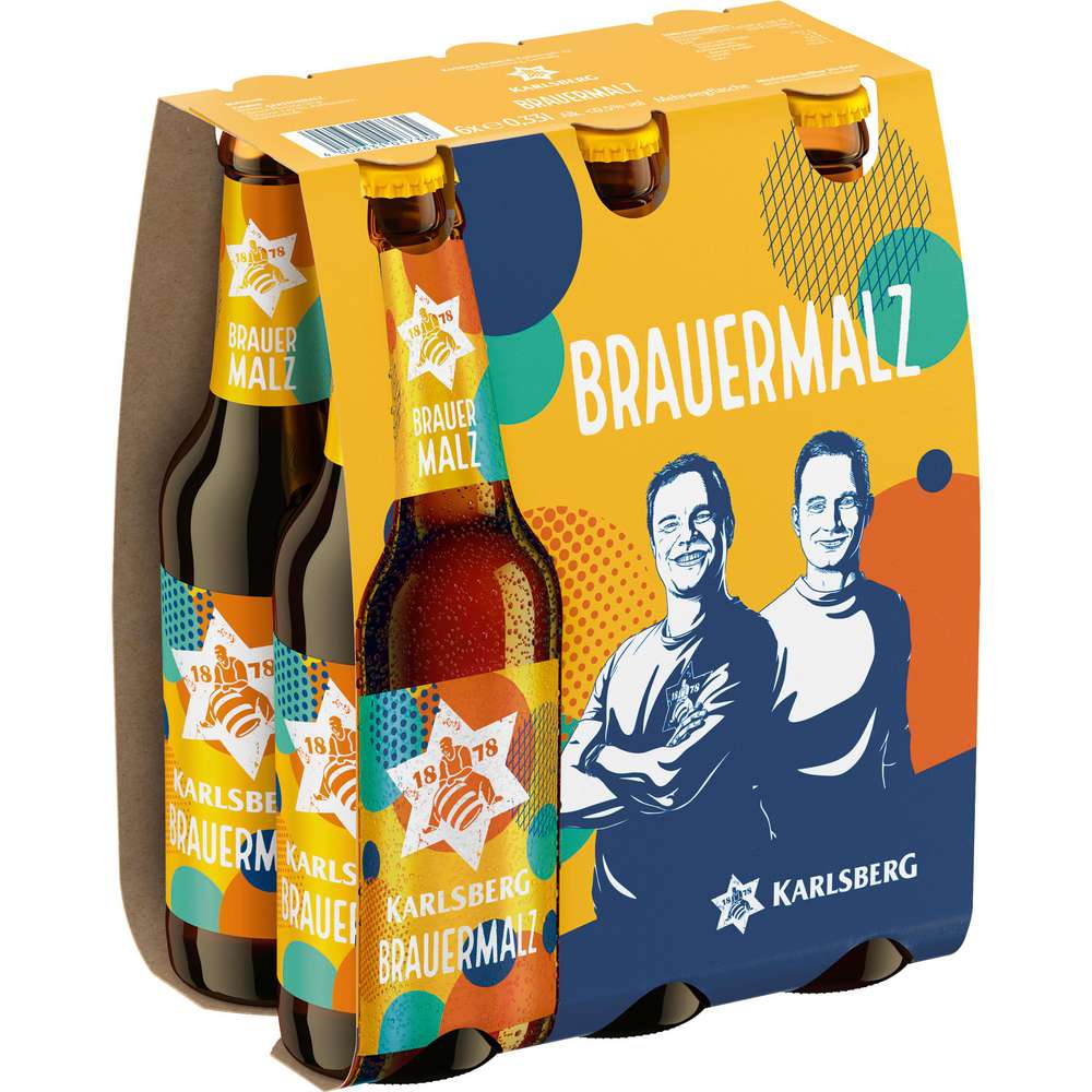Produktabbildung Karlsberg Fitmalz Malzbier (6x 0,330 Liter)