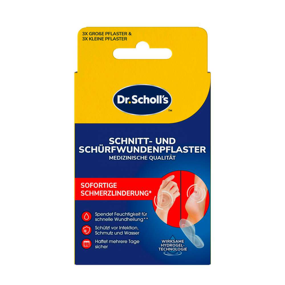 Produktabbildung Dr.Scholl's Schnitt & Schürfwunden Pflaster
