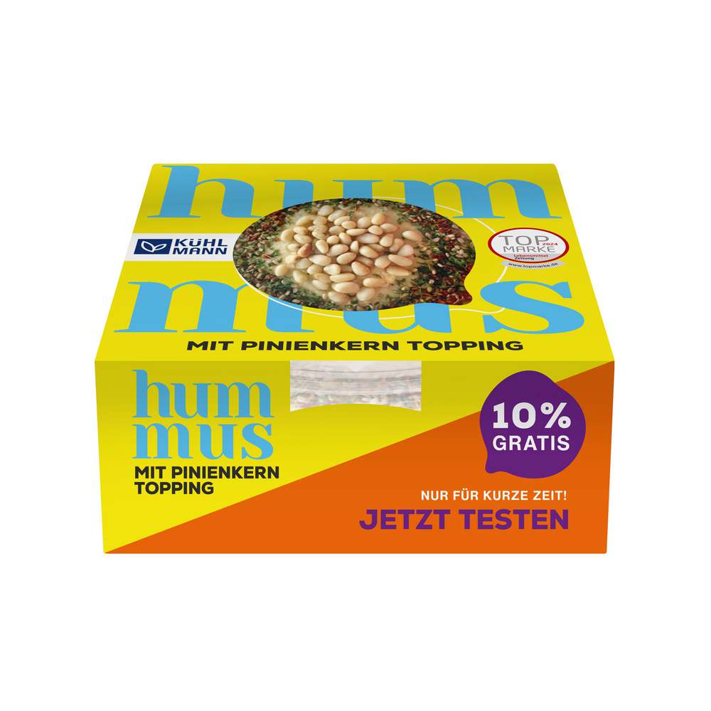 Produktabbildung Kühlmann Humus mit Pinienkernen
