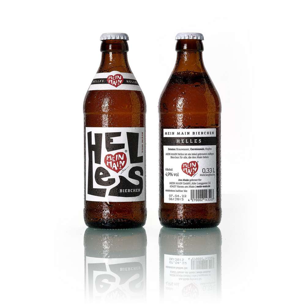 Produktabbildung Mein Main Bier, Helles 4,9 %