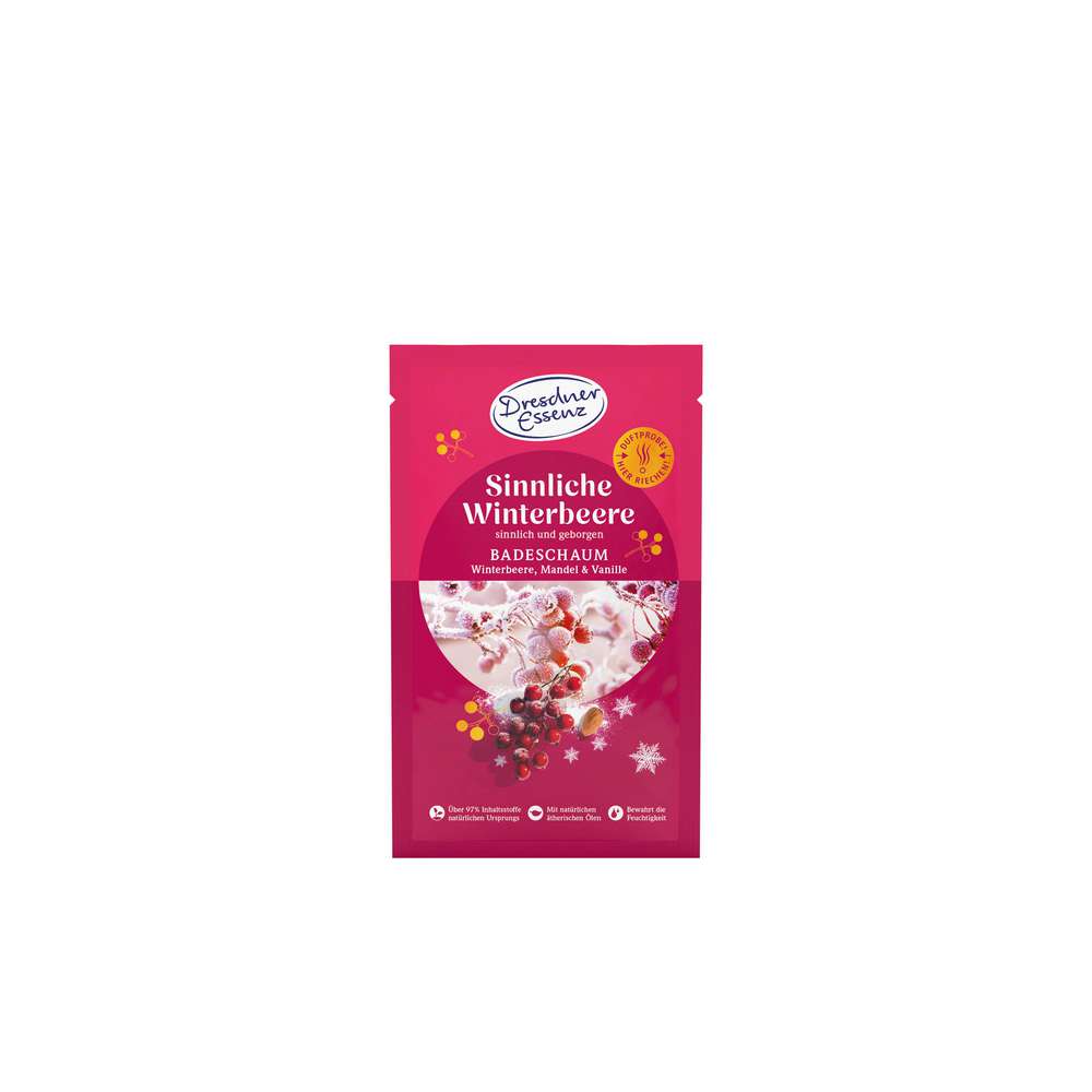 Produktabbildung Dresdner Essenz Badeschaum Sinnliche Winterbeere