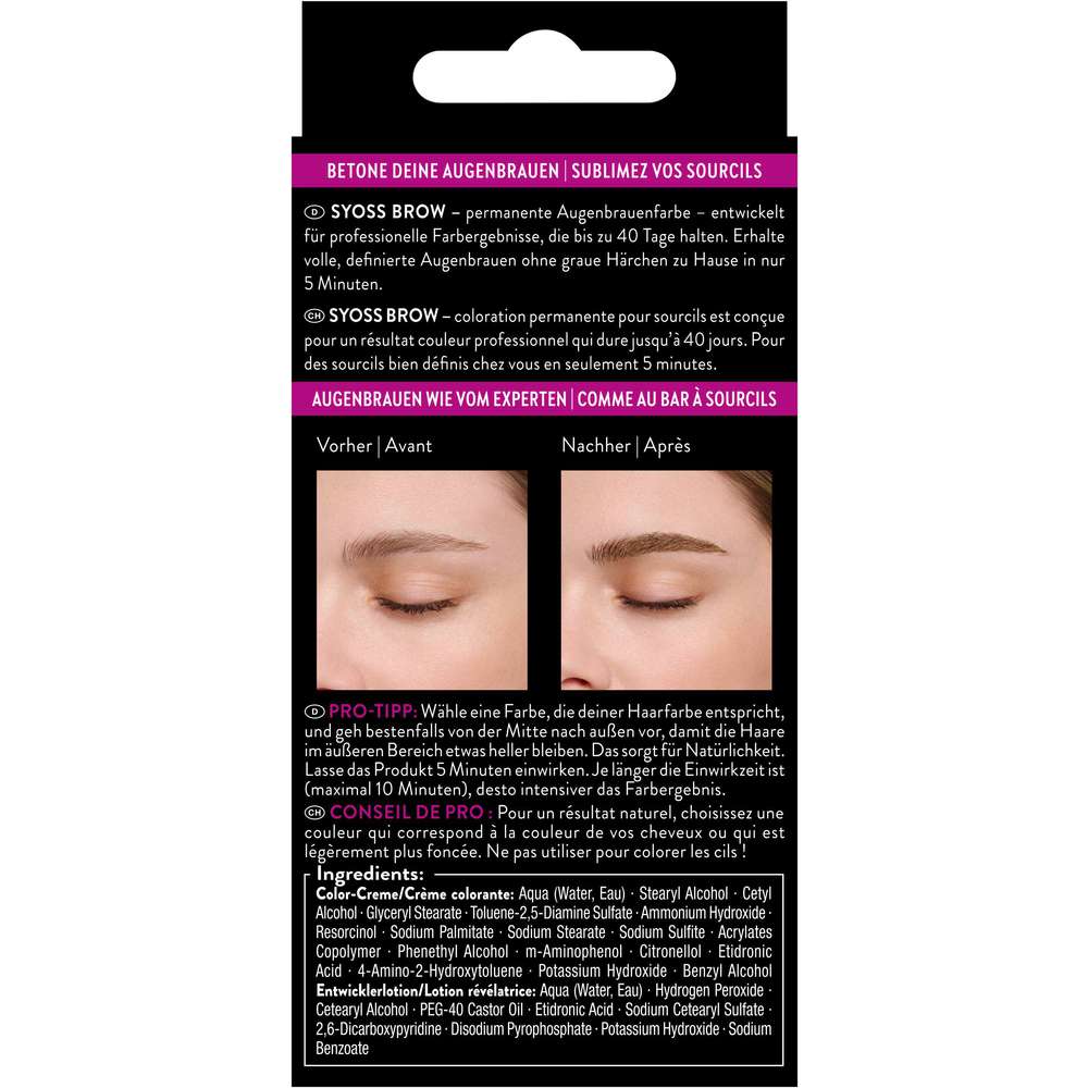 Produktabbildung Syoss Augenbrauen Kit, Hellbraun 5-1