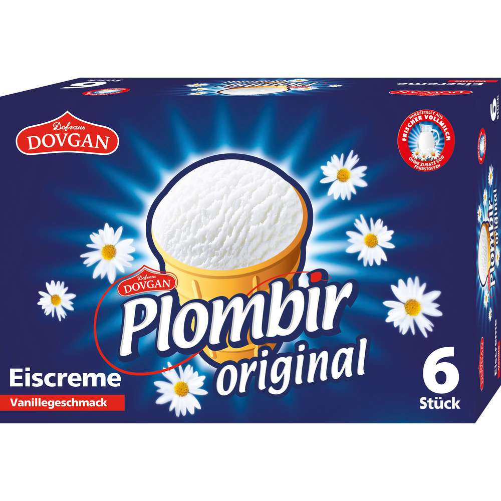 Produktabbildung Plombir Waffeleis, Vanille