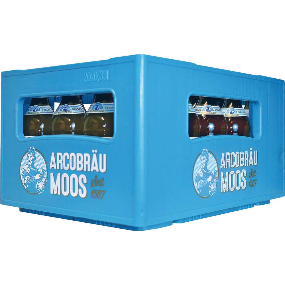 Produktabbildung Arcobräu Helles Bier Mooser Liesl, 5,3 % (20x 0,330 Liter)