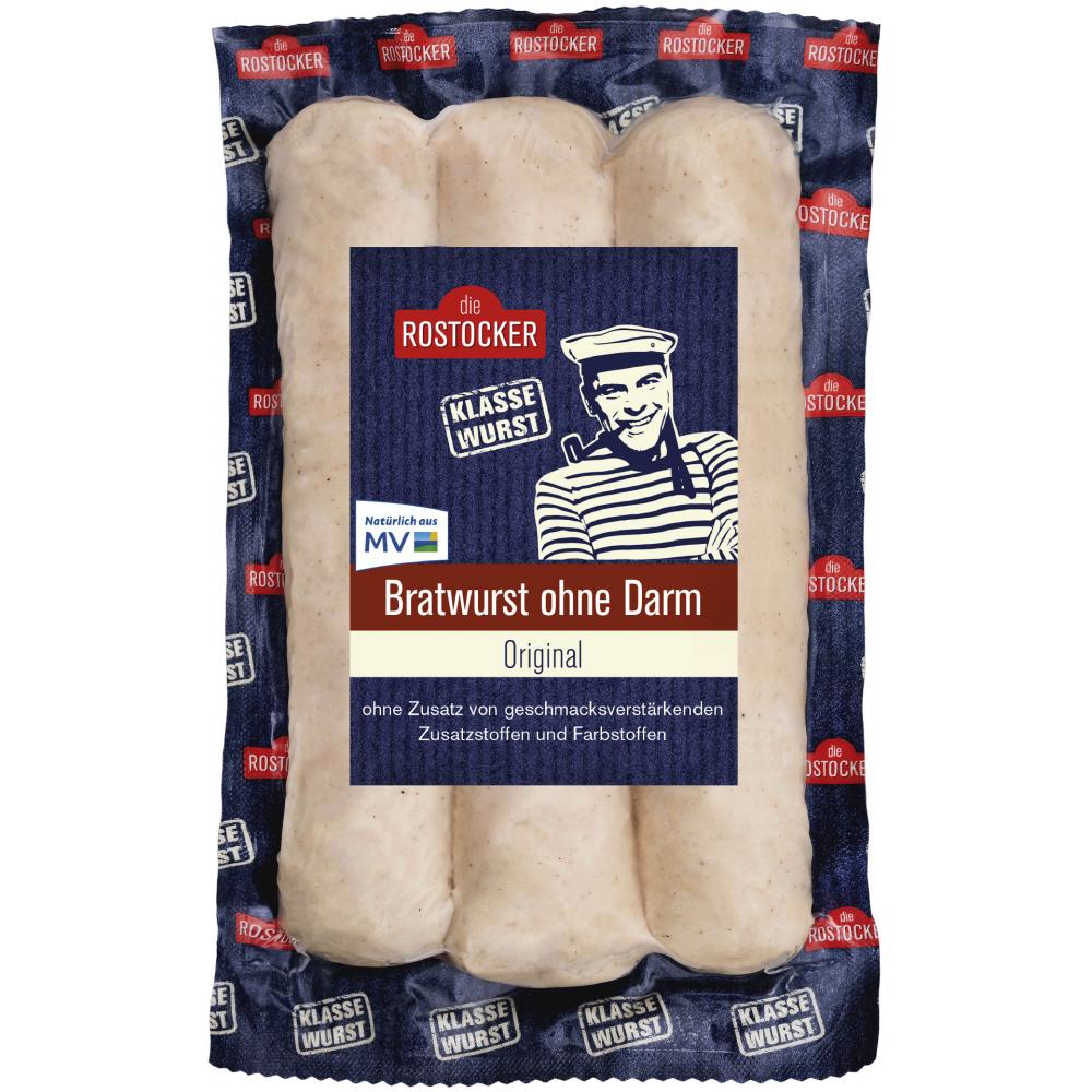 Produktabbildung keine Marke Die Rostocker Bratwurst, 3 x 100 g