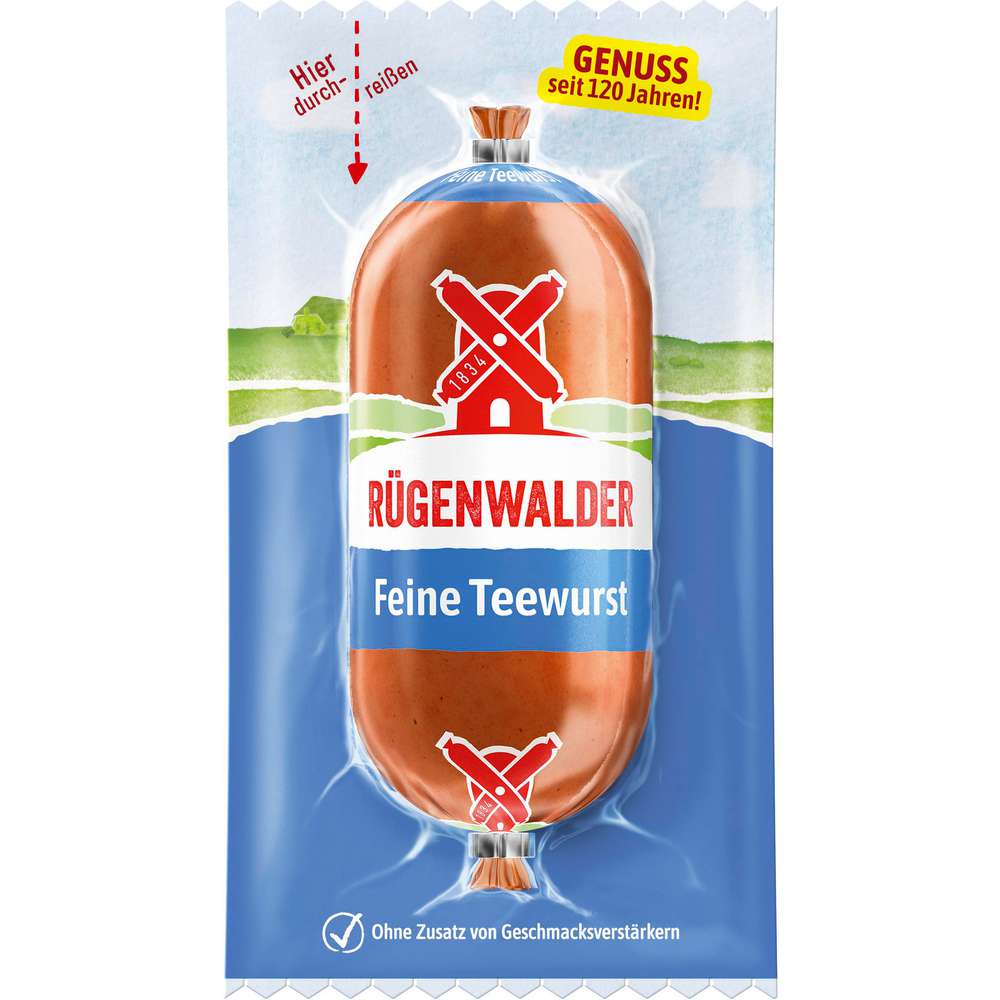 Produktabbildung Rügenwalder Mühle Teewurst, fein