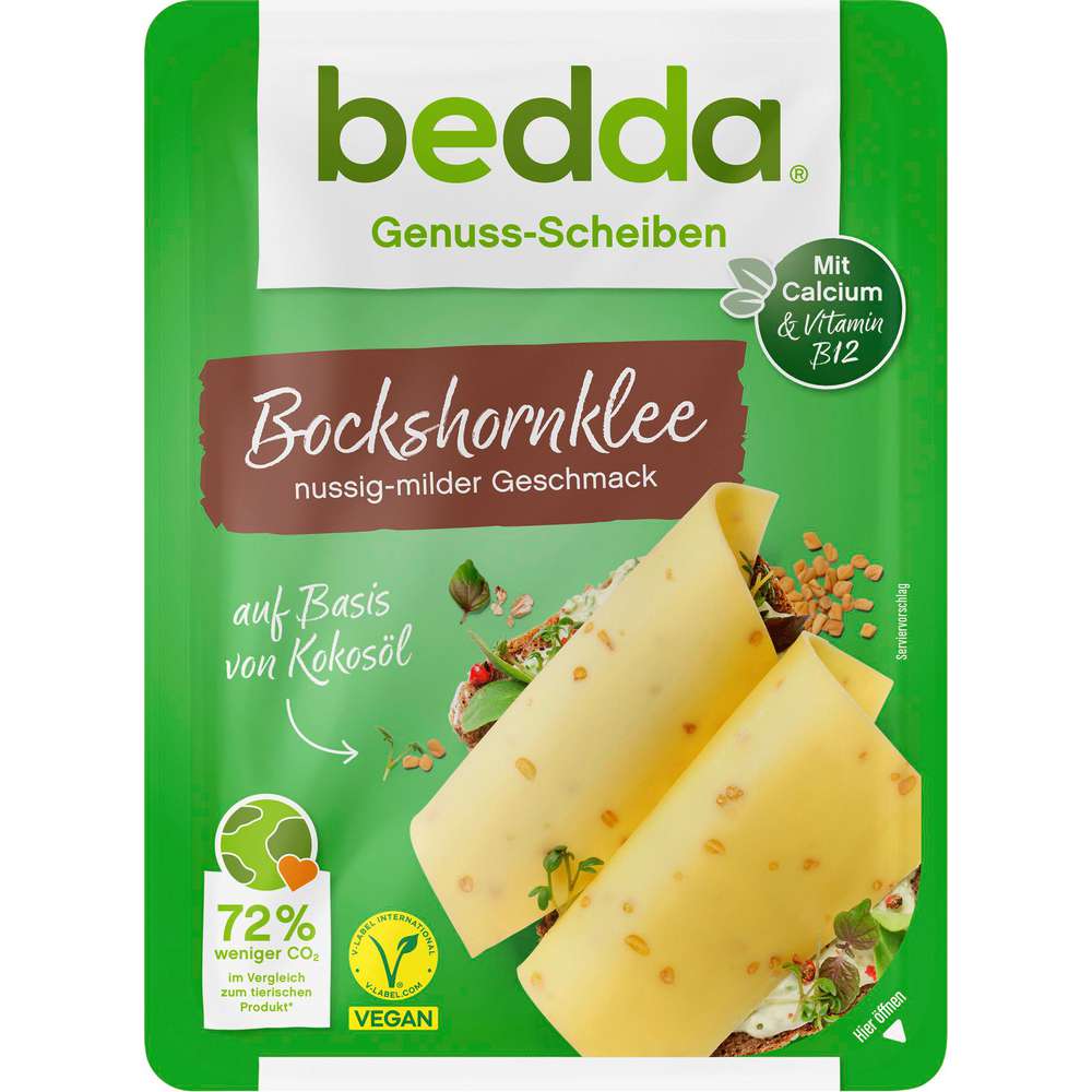 Produktabbildung Bedda Vegane Scheiben, Bockshornklee