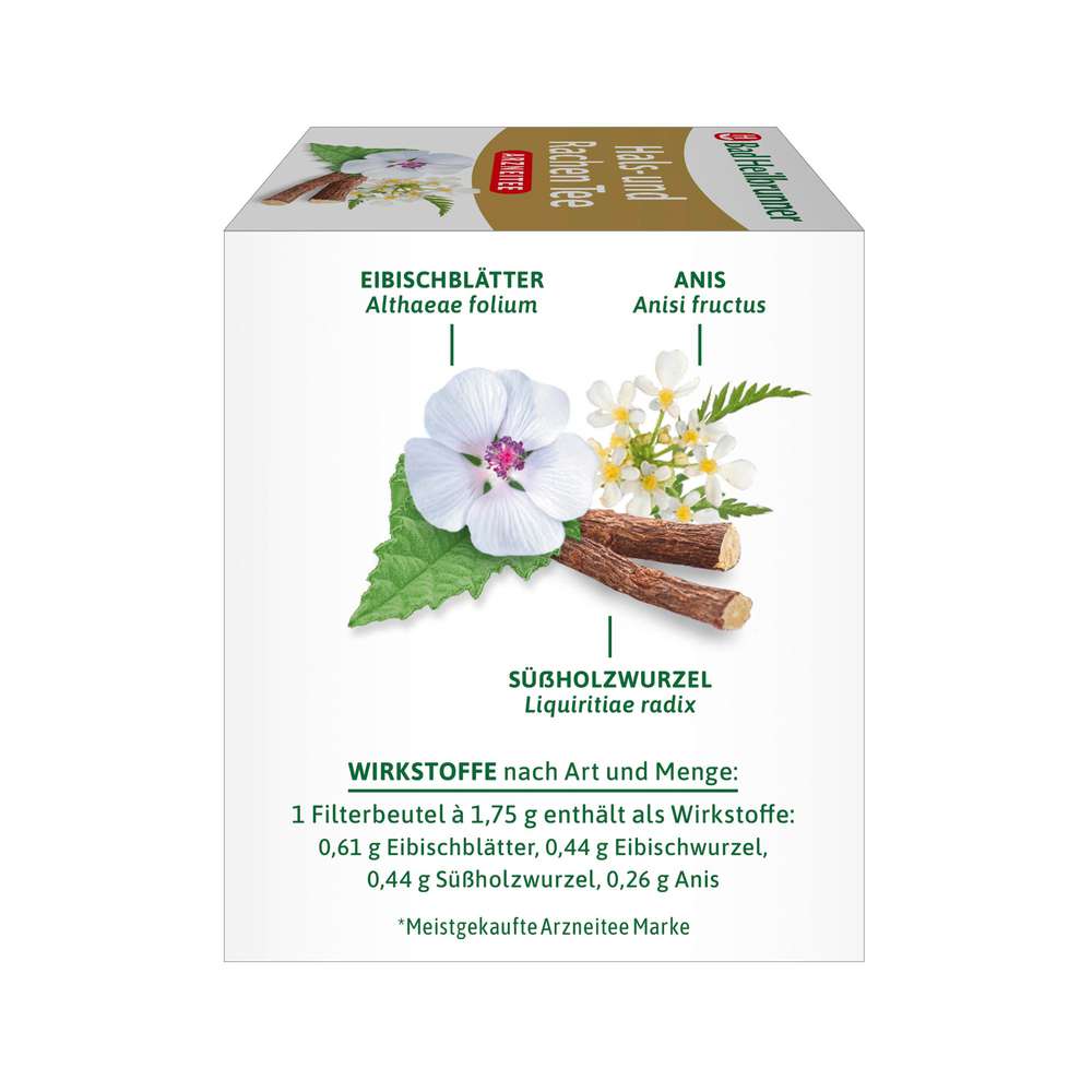 Produktabbildung Bad Heilbrunner Hals/Rachen Tee