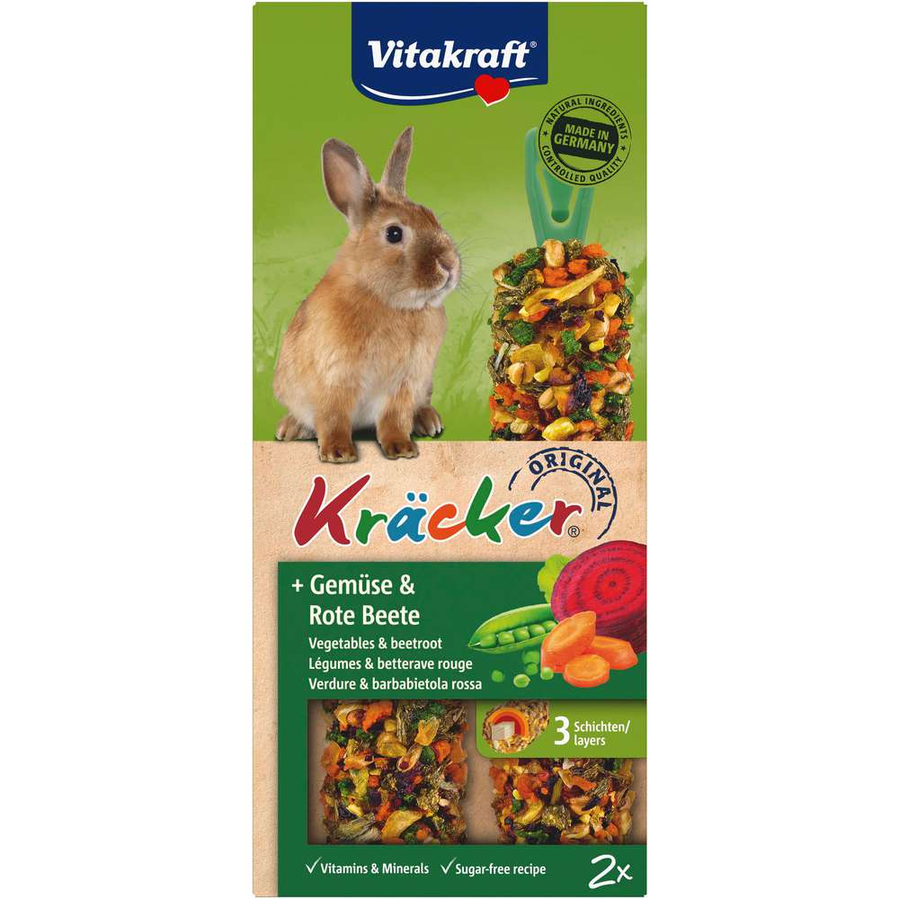 Produktabbildung Vitakraft Nagerfutter Kräcker, Gemüse/rote Beete