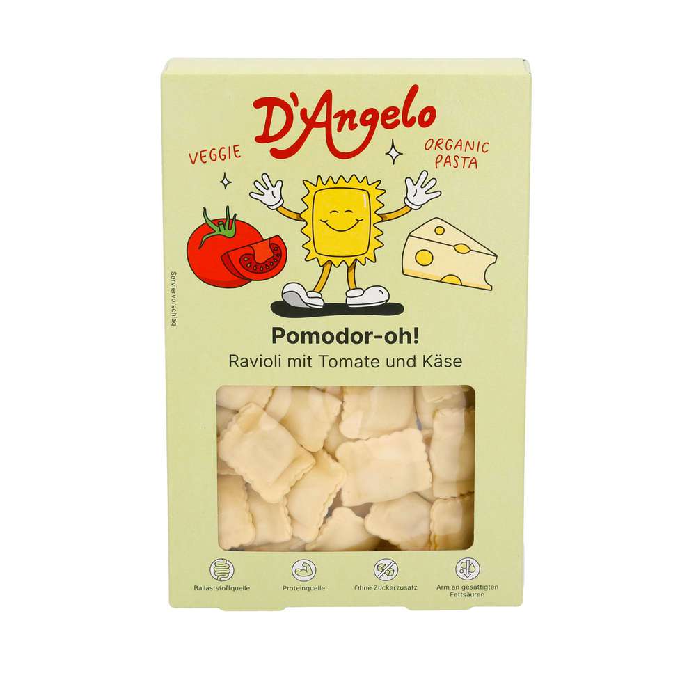 Produktabbildung D'Angelo Pasta Ravioli, Tomate-Käse