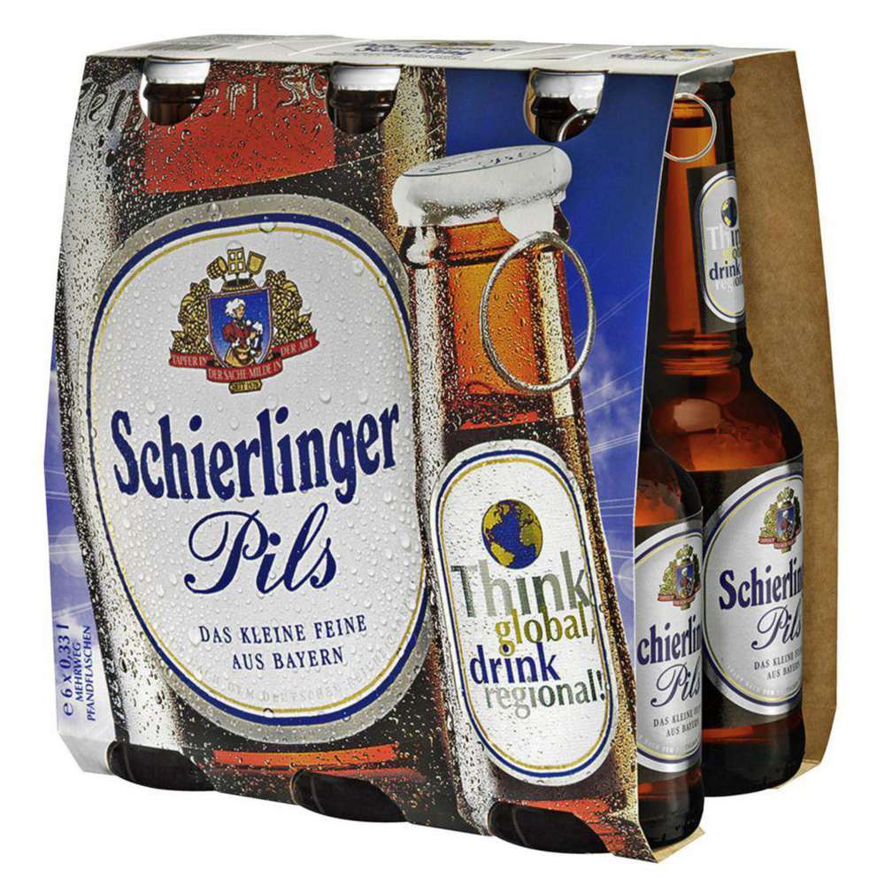 Produktabbildung Schierlinger Pilsener Bier 5% (6 x 0.33 Liter)