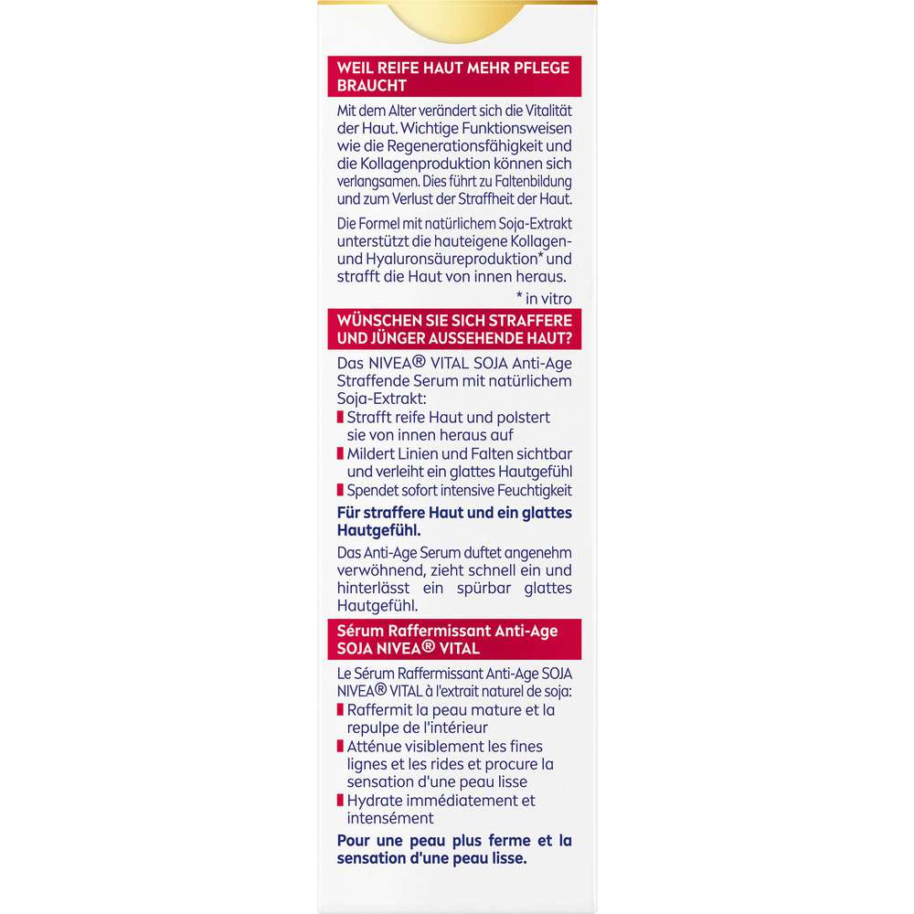 Produktabbildung Nivea Vital Soja, Anti-Age Serum