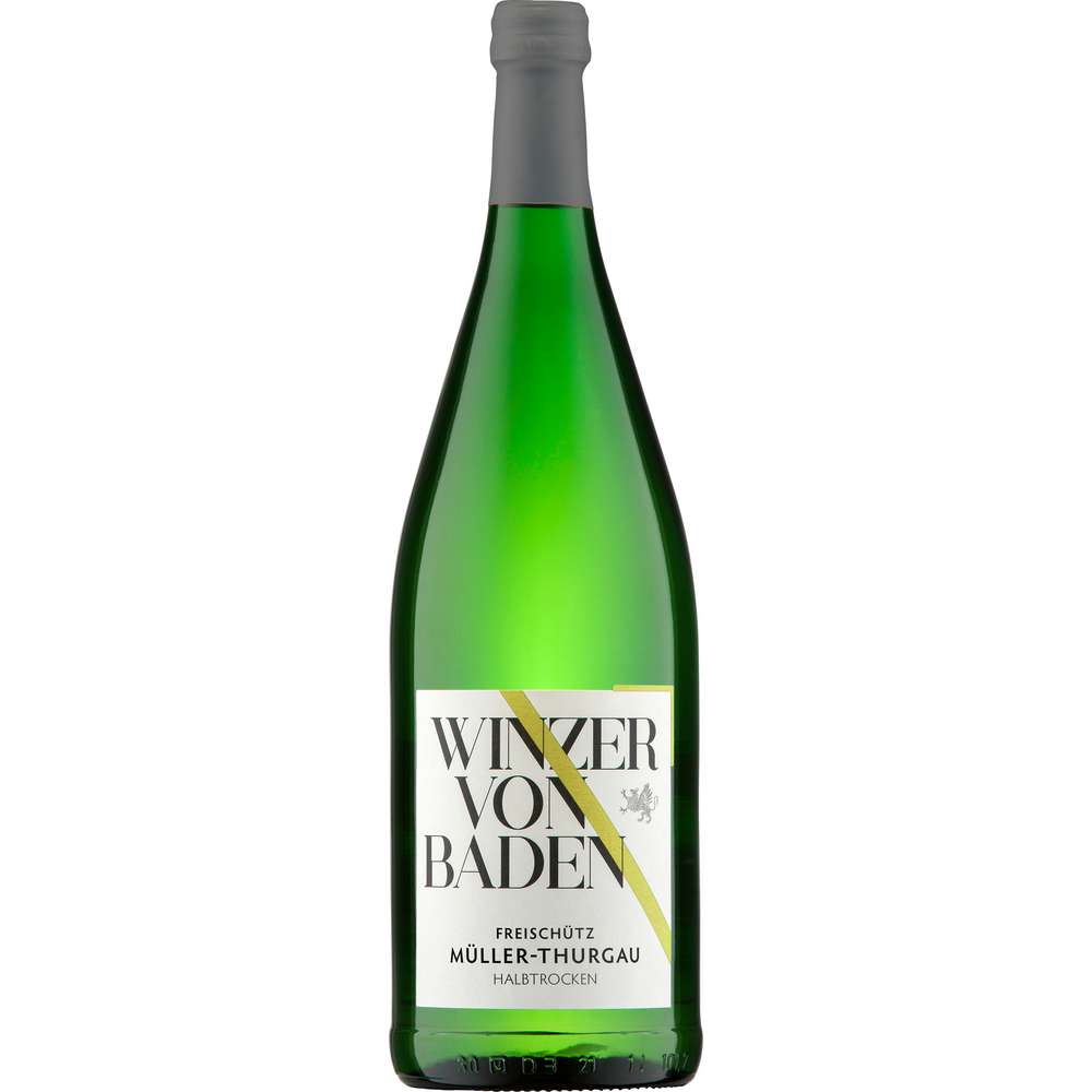 Produktabbildung Winzerkeller Freischütz Müller-Thurgau halbtrocken Baden DQW, Weißwein