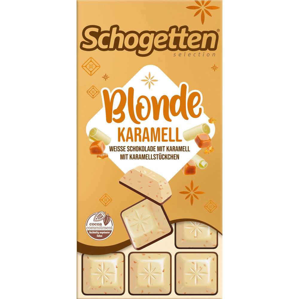 Produktabbildung Schogetten Tafelschokolade,  Blonde Karamell