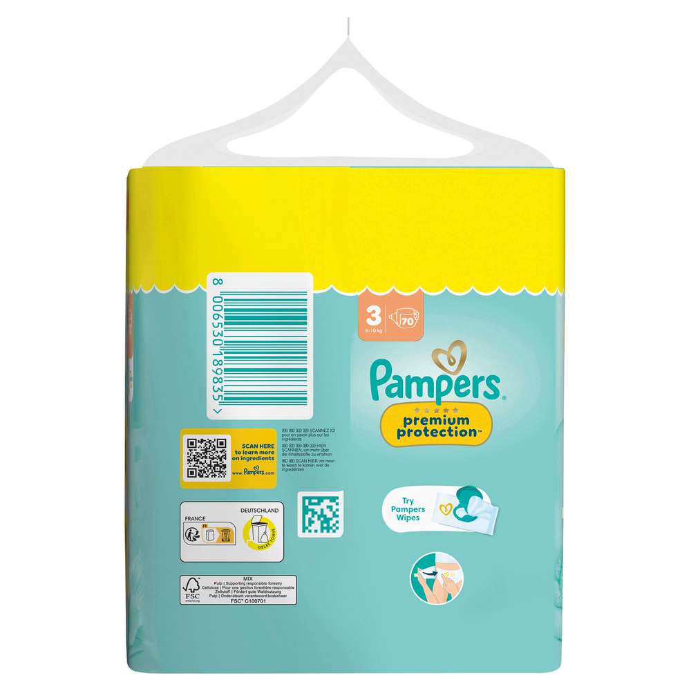 Produktabbildung Pampers Windeln Premium Protection Gr. 3 Midi 6-10kg