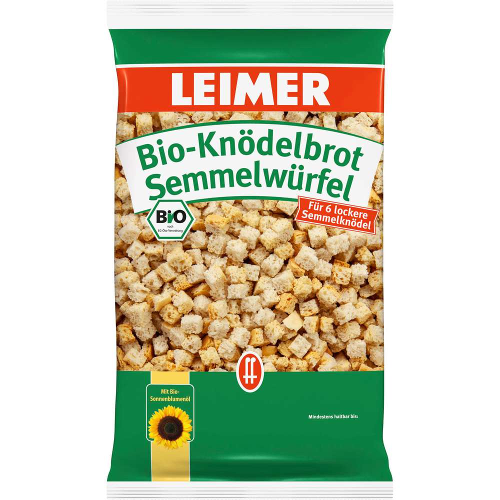 Produktabbildung Leimer Bio Semmelwürfel, Knödelbrot