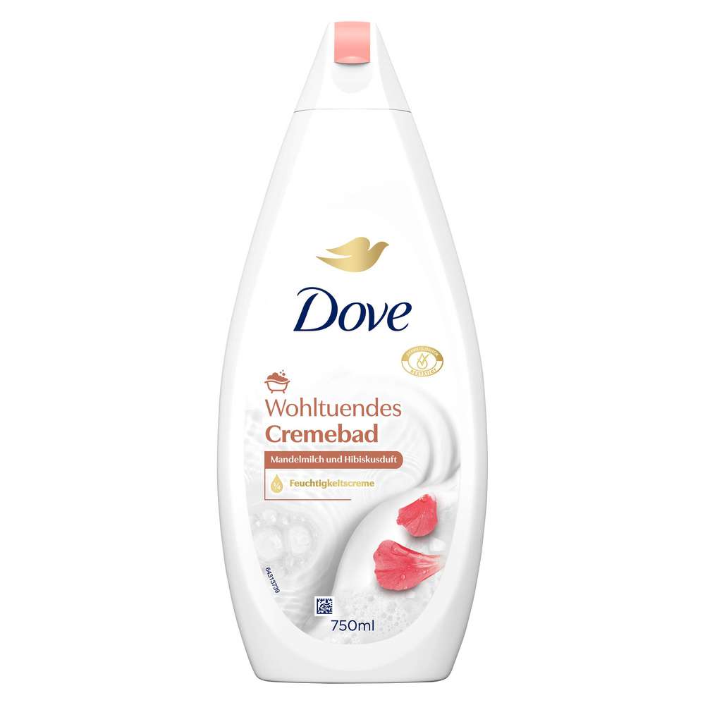 Produktabbildung Dove Cremebad, Mandelmilch & Hibiskusduft