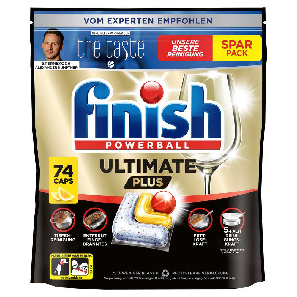 Produktabbildung Finish Spülmaschinen-Caps Ultimate Plus Citrus