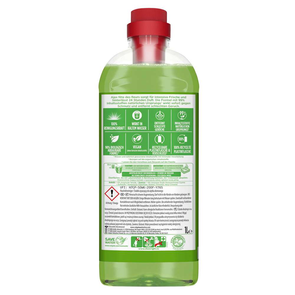 Produktabbildung AJAX Allzweckreiniger, Ultra 7, Frühlingsblume