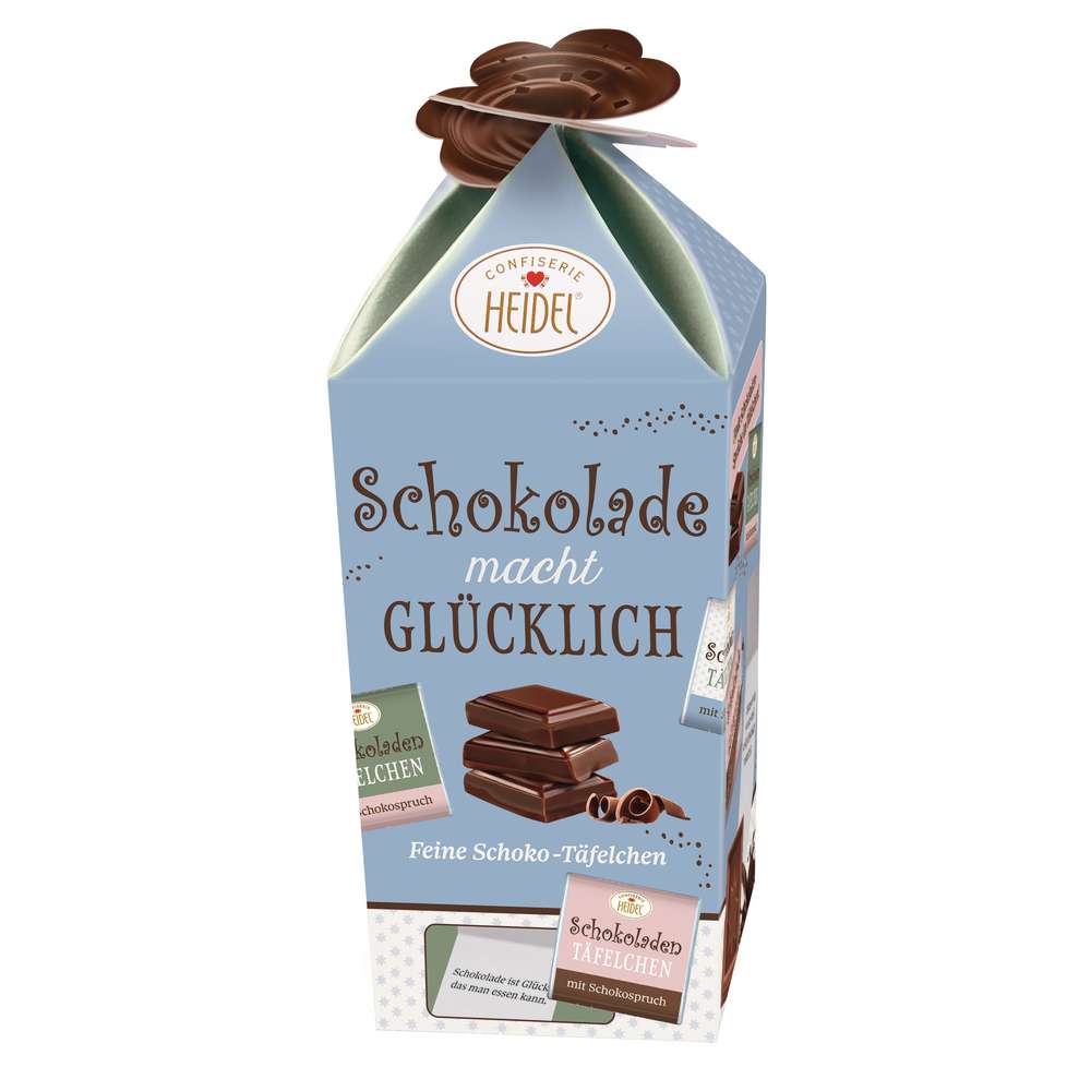 Produktabbildung Confiserie Heidel Schokoladensprüche
