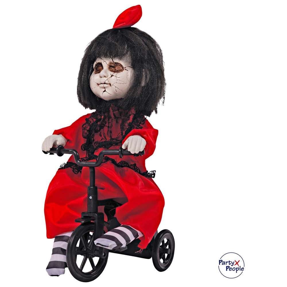 Produktabbildung Party x People Halloween Puppe auf Fahrrad 