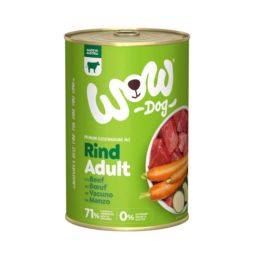 Produktabbildung WoW Hunde-Nassfutter, Rind
