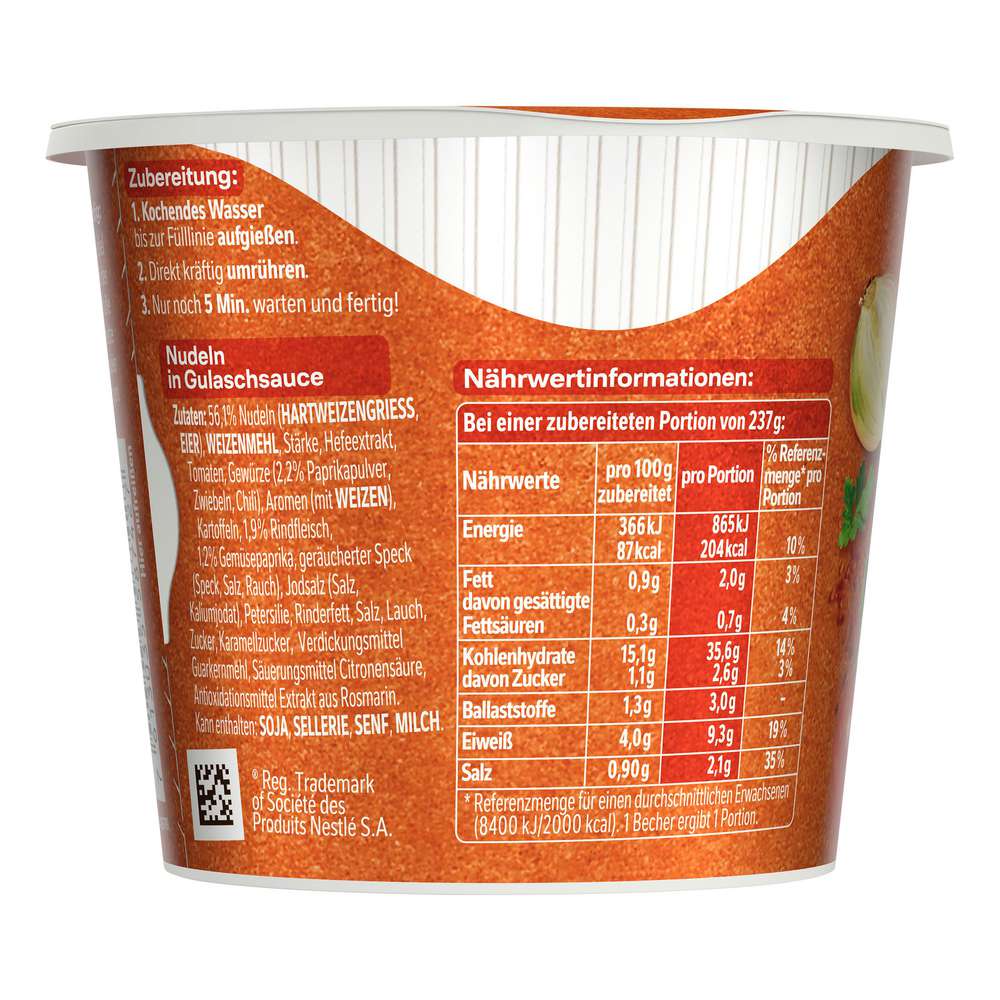 Produktabbildung Maggi 5 Minuten Terrine, Gulaschtopf