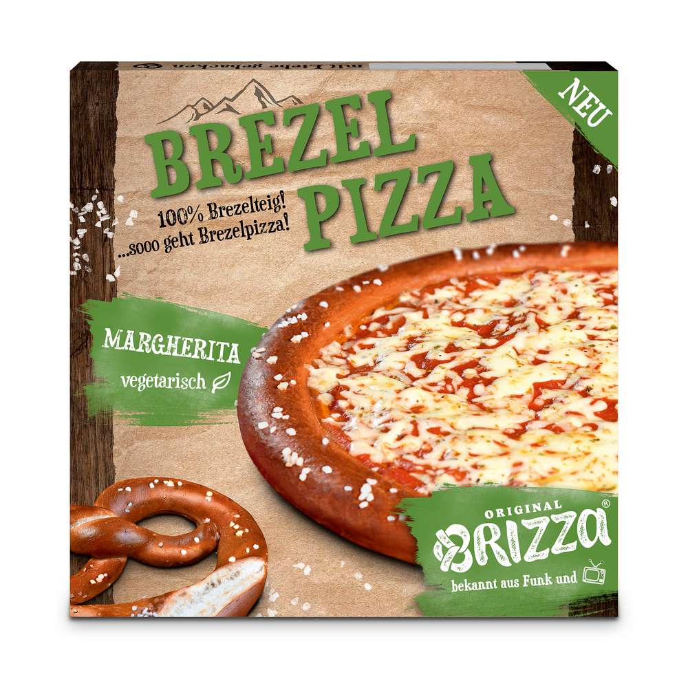 Produktabbildung Brizza Brezel Pizza Margherita, tiefgekühlt