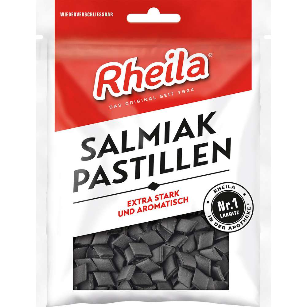 Produktabbildung Rheila Salmiak Lakritz Pastillen