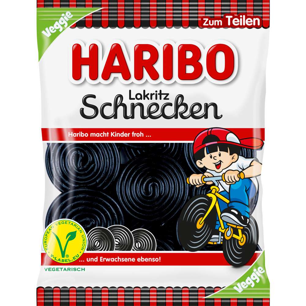 Produktabbildung Haribo Lakritz Schnecken
