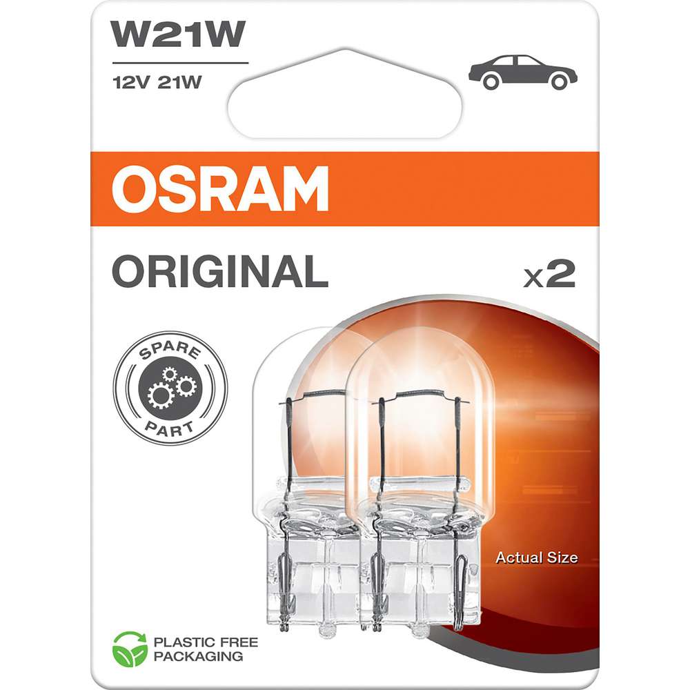 Produktabbildung Osram Scheinwerferbirne W21W Original