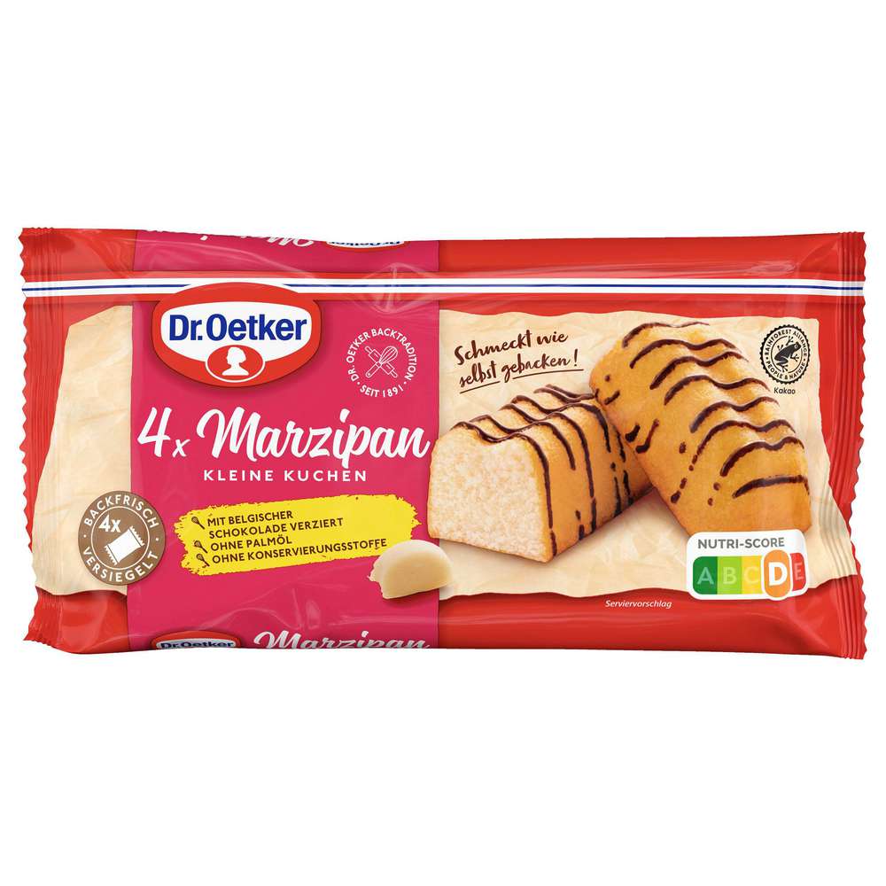 Produktabbildung Dr. Oetker Kleine Kuchen Marzipan