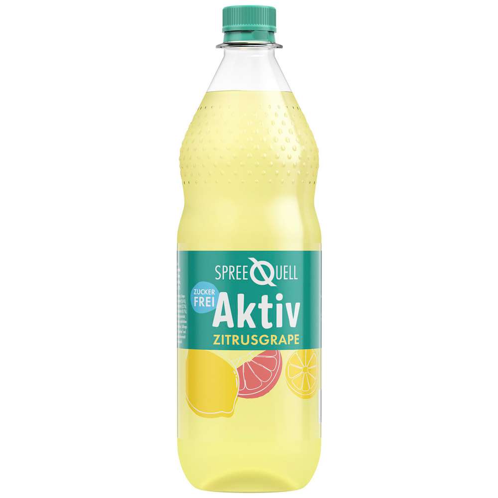 Produktabbildung Spreequell Aktiv Limonade Zitrusgrape, zuckerfrei