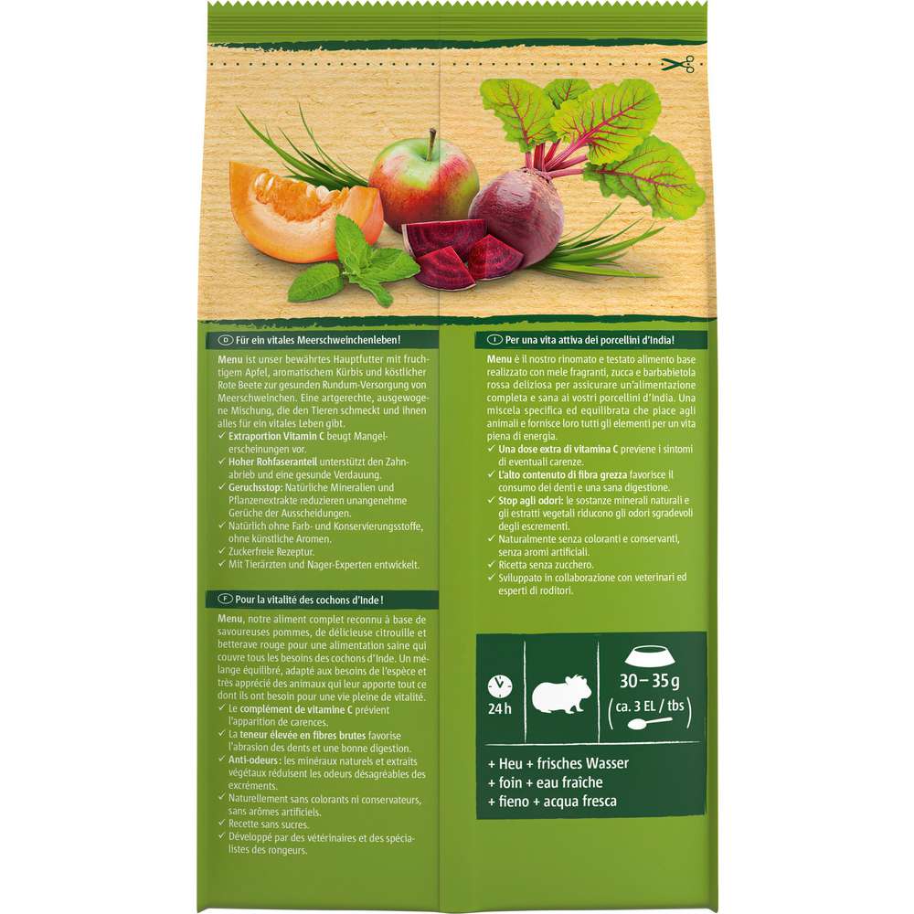 Produktabbildung Vitakraft Meerschweinchen Futter Menü Vital