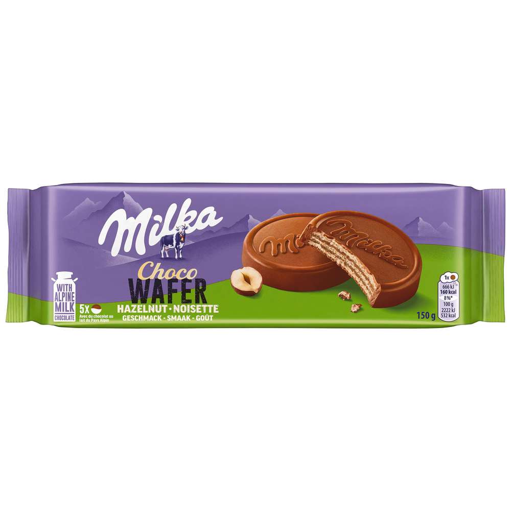Produktabbildung Milka Choco Wafer, Haselnuss