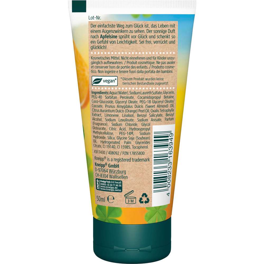 Produktabbildung Kneipp Aroma-Pflegedusche, Apfelsine