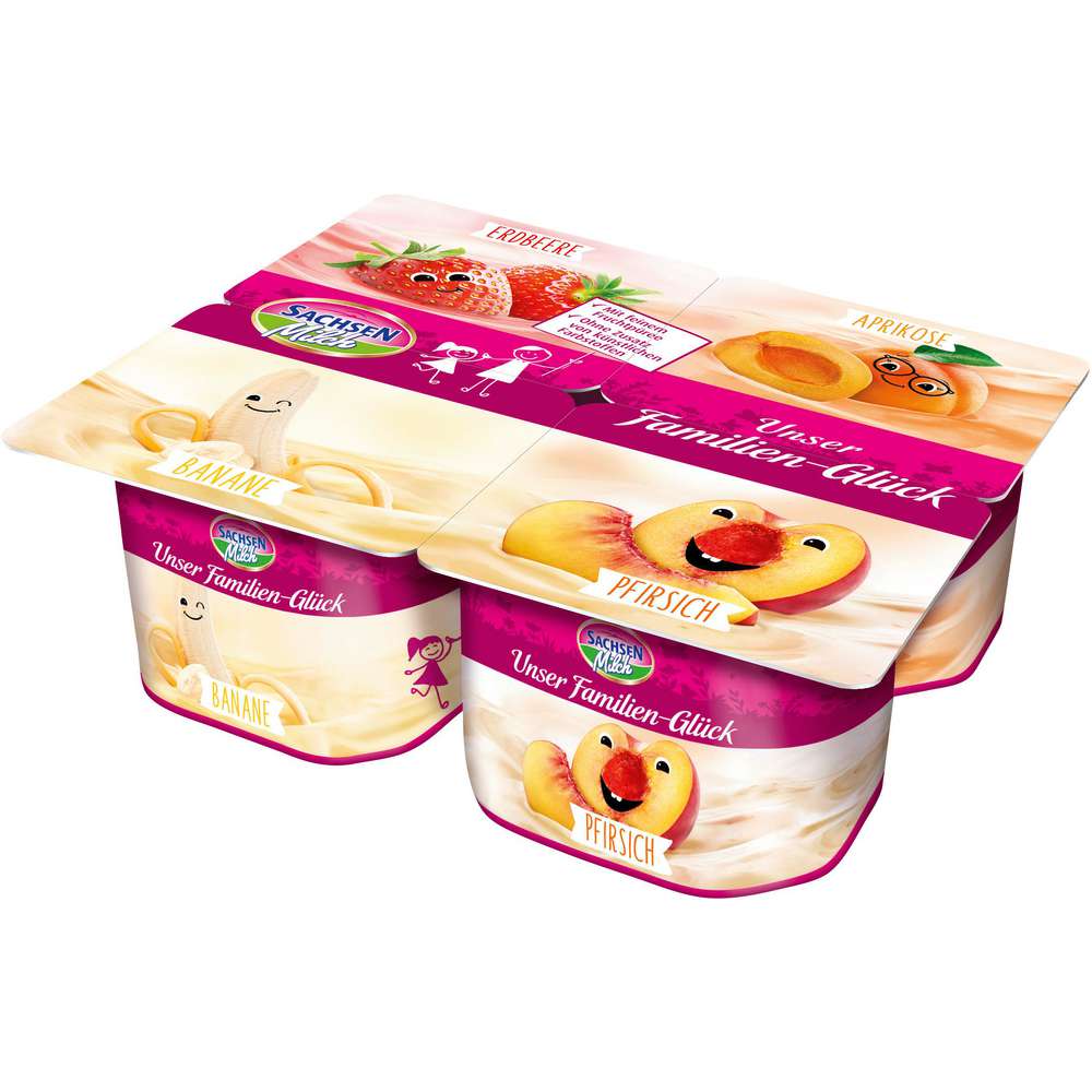 Produktabbildung Sachsenmilch Joghurt Mix, Unser Familien-Glück