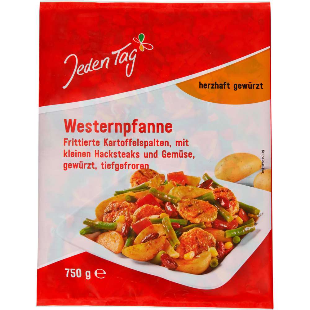 Produktabbildung Jeden Tag Westernpfanne, tiefgekühlt