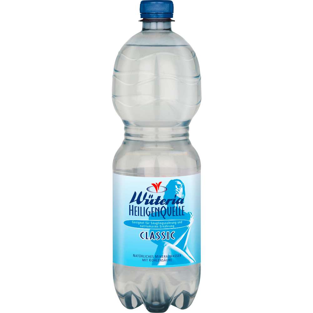 Produktabbildung Wüteria Heiligenquelle Mineralwasser, Klassik